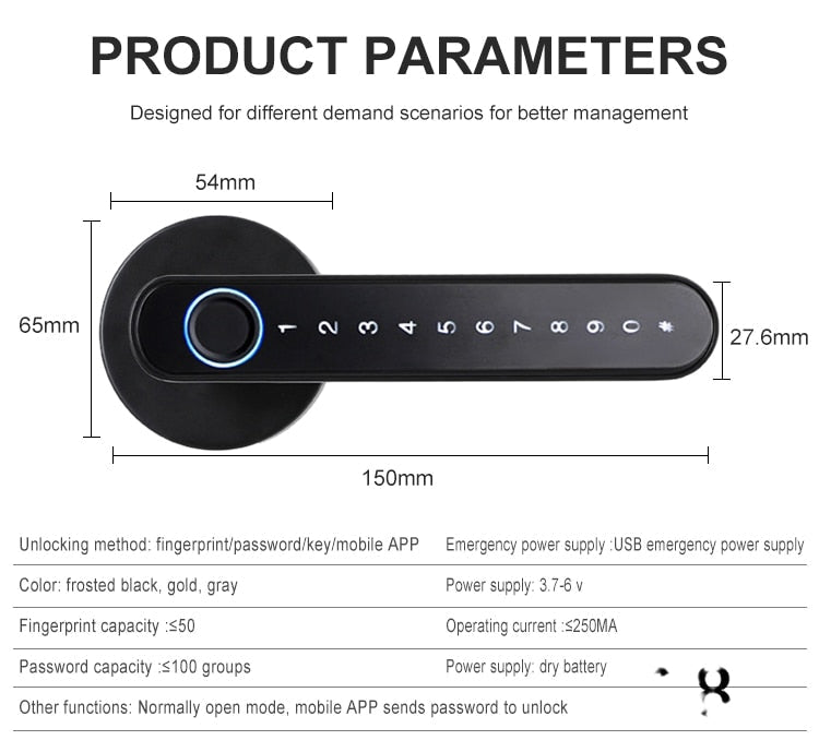 Housyfeel™ Fingerprint Smart Door Lock